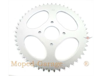 Sprocket Presto aluminum 49 teeth 4 hole for Hercules Prima 1, 2, 3, 4, 5, 6, MP MF M HR Hobby Rider, P MX SX, Optima Pronto, Presto, Garelli Cross 40, KTM 505, Zündapp A 25 Automatic Type 460-01, 460-02