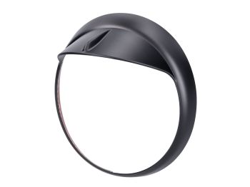 headlamp rim w/ shield black matt for Vespa GT, GTS -2018
