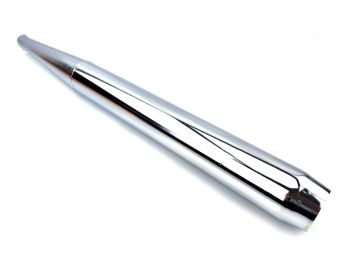 Exhaust Jamarcol stainless steel 32mm connection 70mm diameter 770mm length for Zündapp CS, C, GTS, KS, Kreidler, Hercules, Puch