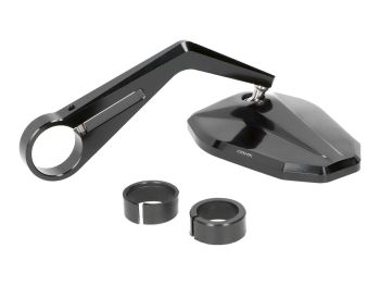 handle bar end mirror Highsider Victory black