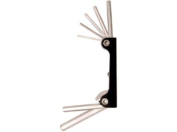 Allen key folding tool 2.5-10mm 7-piece