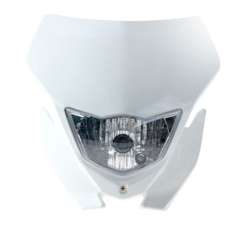 Forte Headlight-Frontmask, Universal, White, Halogen