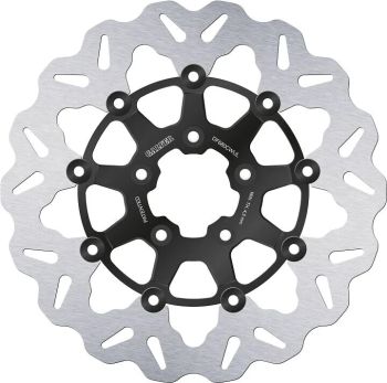 BRAKE DISC FLOAT WAVE BLACK BR