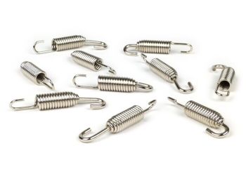 Exhaust spring set -BGM ORIGINAL- stainless steel (10 pcs) - 55mm