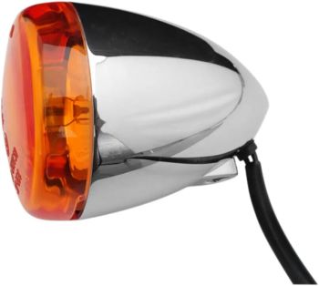 TURN SIGNAL AMBER CHR HD F