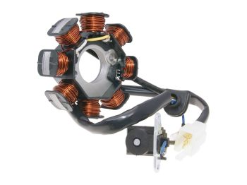 alternator stator for Peugeot Speedfight 3 50 4-stroke, SYM Fiddle 2 50 4-stroke