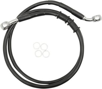 FRT BRAKE LINE XL BK +2