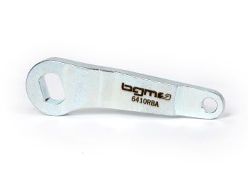 Brake arm rear silver -BGM ORIGINAL, long version (length=83mm, factory fitted on 200ccm)- Vespa PX200, Rally200 - also suitable for Vespa Largeframe PX80, PX125, PX150, GL150, GT125/GTR125, TS125, Sprint150, Rally180, VNA, VNB, VBA, VBB, Super (VNC/VBC),