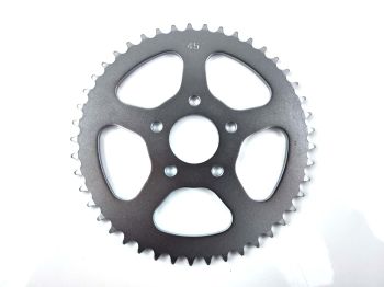 Sprocket steel 45 teeth 118mm for Zündapp ZB 22, ZD 10, 30, ZR 20, ZA 25, 40