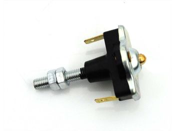 Brake light switch rear black metal-plastic for Zündapp ZE 40, ZD 20, 25 TS, 50 CS 50, Hai R Scooter, RS Super, C Sport, GTS KS Cross, Super Water-cooled, 80, K Kreidler Florett, Flory, Hercules MK, K, KX, Prima, Ultra