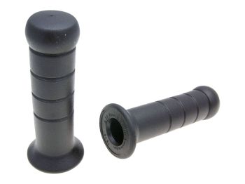 handlebar rubber grip set Domino 2166 Scooter Piaggio style black 122mm