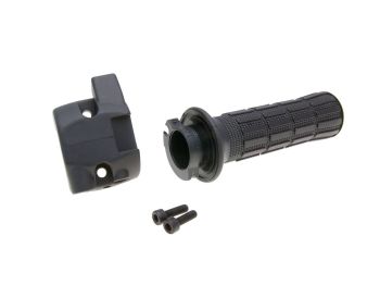 throttle tube w/ rubber grip for MBK Booster Spirit, Evolis, Fizz, Forte, Yamaha Axis, Breeze