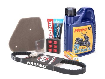 service / maintenance kit 7-piece for Minarelli horizontal long version