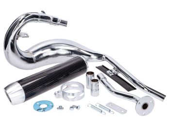 exhaust Turbo Kit Bufanda R chrome / CFK look for Beta RR 2021- Euro5