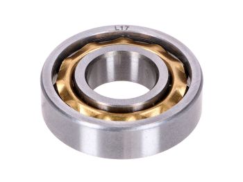 Crankshaft bearing steel 17mm for Hercules MK 2 S, Supra 4, 4 GP, Ultra II LC, DKW KTM Moped, Puch MS, VS, MV, VZ, DS 50