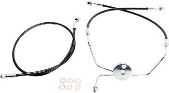 LINE BRAKE FRONT XR BLK
