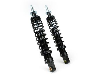 Rear shock absorber set -BGM PRO SC/R1 SPORT- Vespa GT, GTL, GTV, GTS 125-300 (all years), GTS SUPER 300 HPE, SUPERSPORT 300, SUPERTECH 300 HPE - black