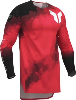 JERSEY SPORTMODE CARBON BK/RD