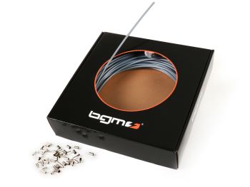 Cable hose -BGM ORIGINAL, PE inner liner- Ø outer = 5mm (L=25m) - grey
