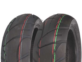 tire set Quick Q007 120/70-12 & 130/70-12