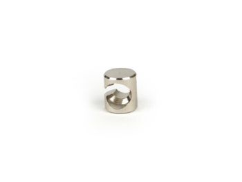 Cable barrel -BGM ORIGINAL- fitting Ø=8x9mm (high head type) - Vespa PX, T5, Rally, Sprint, VBB, VNB, VNA, VBA, Super, TS, GT, GTR, V50, 50N, SS50, SS90, V90, V100, PV, ET3, Lambretta LI, LIS, SX, TV, DL, GP