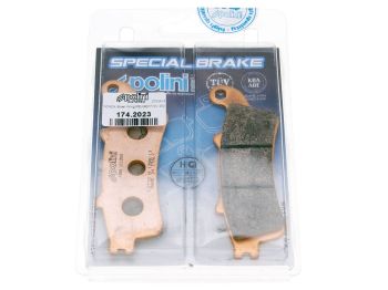 brake pads Polini sintered for Honda Pantheon, Foresight, Silver Wing