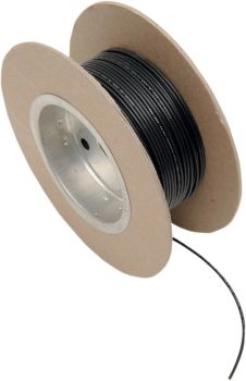 WIRE 18G 100' BLACK