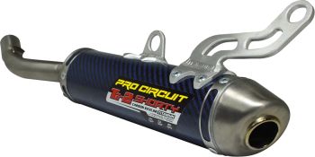 SILENCER TI-2 R304 TI/BLUE/CARBON FIBER YZ250