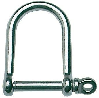 Osculati Wide jaw SS shackle 10 mm