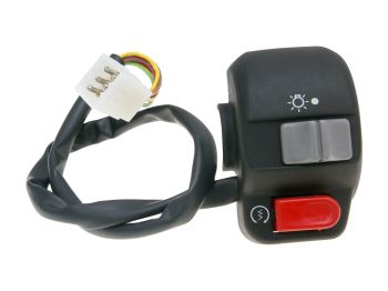 right-hand switch assy for E-starter, w/ light switch - universal