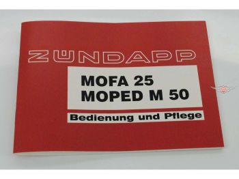 Care instructions Bergsteiger for Zündapp M 25, 50 Type 434
