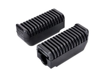 Footrests Drilastic rubber black for Zündapp, KS 80 Super Type 537