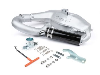 exhaust BGM PRO Big Box Sport silver for Lambretta series 1-3