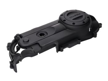 Black variator cover for Piaggio Zip 4T, Vespa LX, ,LXV, S