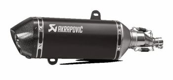 MUFFLER SS/CF BLK GTS125