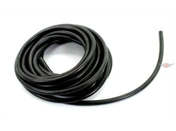 Ignition cable silicone 5 meter 5mm black for moped, scooter, motorcycle