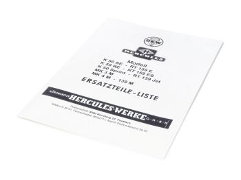 Spare parts catalog for DKW RT 159 139 M Mokick