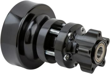 HUB RR 09-UP FLT BLACK