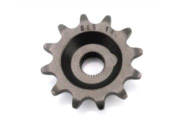 Pinion Esjot steel 12 teeth 12mm for Zündapp CS 25, Hai C 50 Super, Sport, R 50, Sport Combinette, Super Falconette