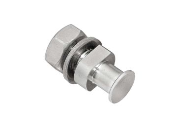 Brake support bolt short Inox GPO for Puch Maxi, Supermaxi