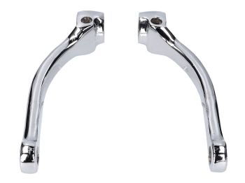 pedal crank arm set chromed universal for moped