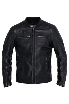JACKET DEXTER LEATHER BLACK LG