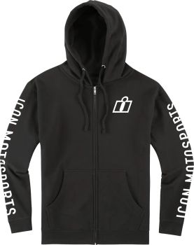 HOODIE ZIP CLASICON BLK 3X