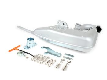 exhaust BGM PRO Clubman V4.0 silver for Lambretta series 1-3