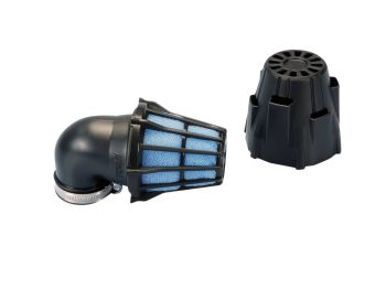 air filter Polini D.37 air box 37mm 90° black