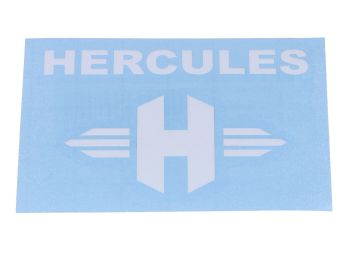 Sticker lettering frame decor white for Hercules Prima M, Optima, P, MF, HR