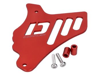 front sprocket cover Doppler red for Minarelli AM, Generic, KSR-Moto, Keeway, Motobi, Ride