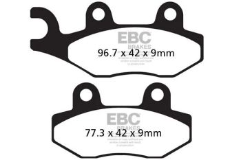 BRAKE PAD CARBON SCOOTER