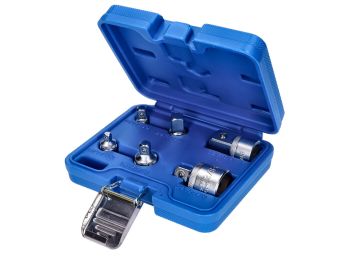 Socket wrench adapter set 6-piece