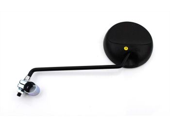 Mirror bumm Black Handlebar mount Reducing glass for Zündapp, Kreidler, Hercules, DKW, Puch, KTM